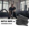 NITROSPORT Battle Rope Schlacht Seil - (12m)
