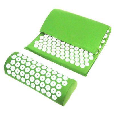 Tappetino per agopressione con cuscino 66x41 cm