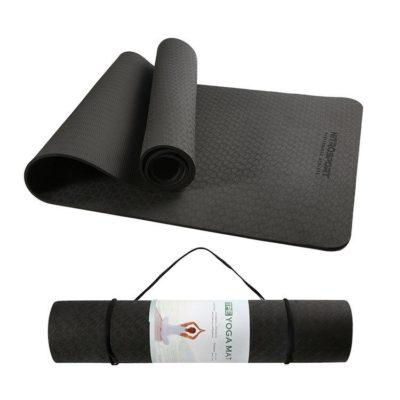 Tapis d'entraînement pour tapis de yoga avec sangle de transport