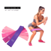 Bande de fitness lot de 5 - (Peach edition)