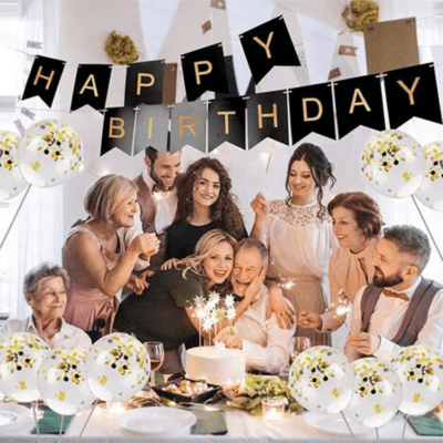 Guirlande d'anniversaire Happy Birthday