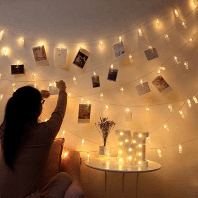 Foto clip Lichterkette 3m oder 5m