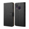 Samsung Galaxy A40 Hülle Tasche Echtleder Flip Case
