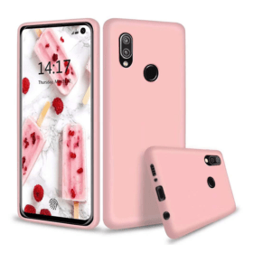 Huawei P20 Lite Gummi Case Schutz Hülle - Rosa (matt)