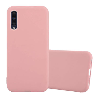 Custodia protettiva in gomma per Samsung Galaxy A50 - Rosa (opaca)