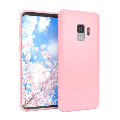 Custodia protettiva in gomma per Samsung Galaxy S9+ Plus - Rosa (opaca)