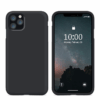Custodia in silicone per iPhone 11 Pro, antiurto - Nera (opaca)