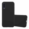 Coque de protection en caoutchouc pour Samsung Galaxy A50 - Noir (Mat)