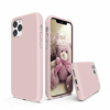 iPhone 11 Pro Max  Silicone Hülle, Stossfest - Rosa (matt)