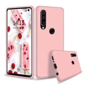 Huawei P30 Lite Gummi Case Schutz Hülle - Rosa (matt)