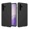 Housse de protection en caoutchouc pour Huawei P30 Pro - Noir (Mat)