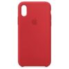Coque en silicone pour iPhone XR - Rouge