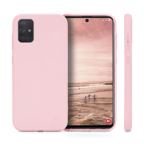Samsung Galaxy A71 Silikon Case - (Rosa)