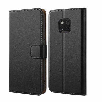 Housse en cuir véritable pour Huawei Mate 20 Pro