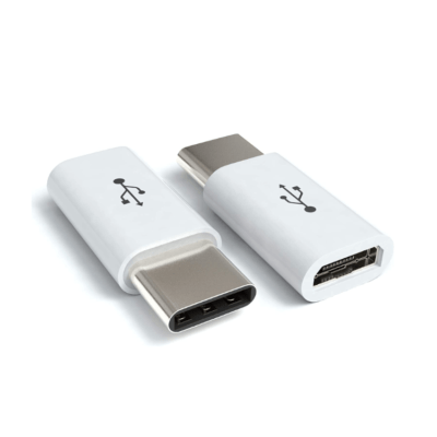 Adattatore da micro USB a USB tipo C - bianco