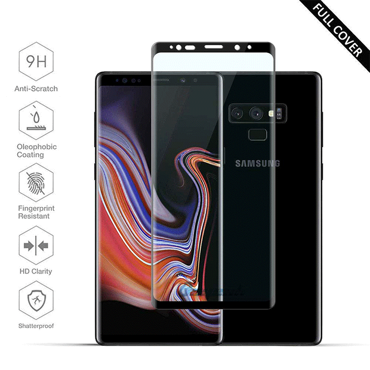 Vetro temperato curvo Samsung Galaxy Note 9 3D