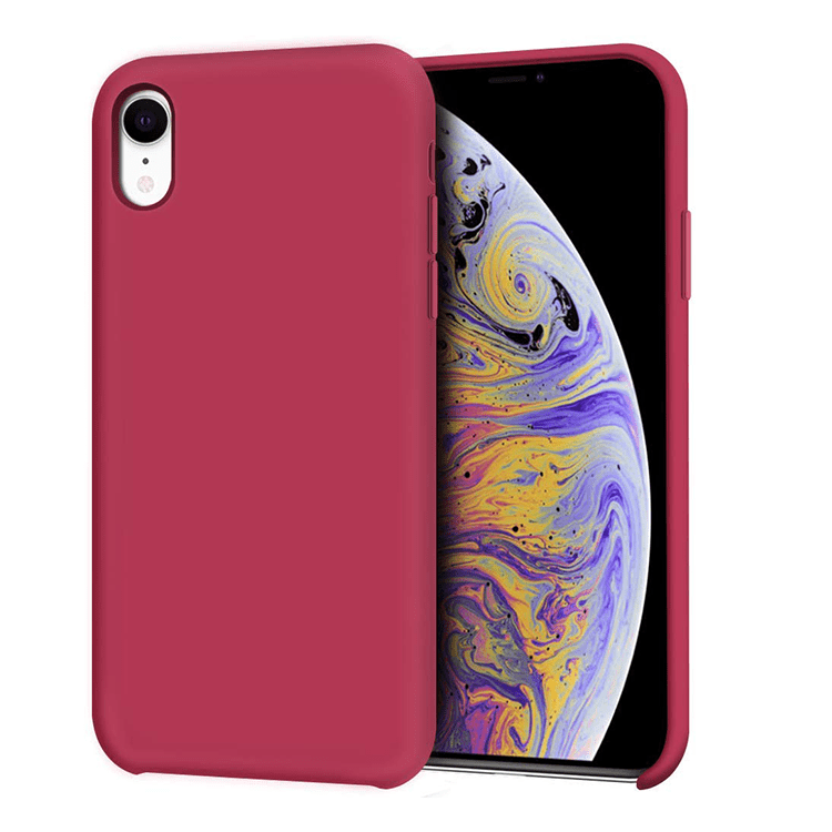 Cover in silicone per iPhone XS MAX - Bordeaux