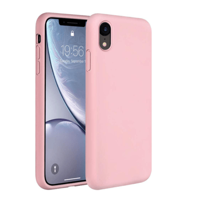 iPhone XS MAX Silikon Case Hülle - Rosa (Matt)