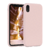 Coque en silicone pour iPhone X (Rose)