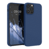 Custodia in silicone per iPhone 12 Pro Max (blu scuro)
