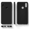 Housse de protection en caoutchouc pour Huawei P20 Lite - Noir (Mat)
