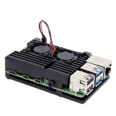 Custodia Raspberry Pi 4 con doppia ventola