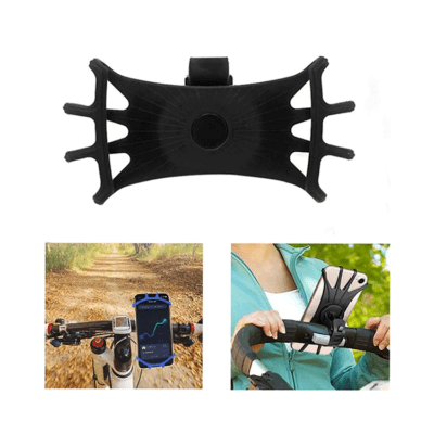 Supporto universale in silicone per bici da bicicletta Velo girevole a 360°
