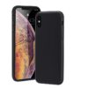 iPhone X/XS Silikon Case Hülle - Schwarz