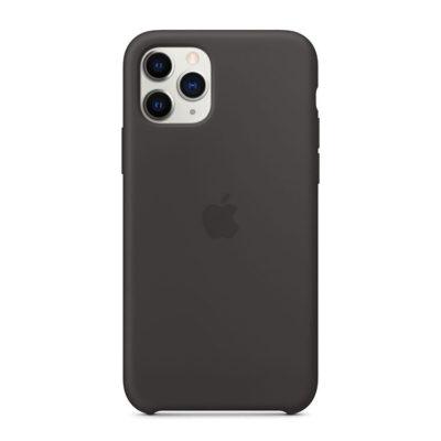 Coque en Silicone pour iPhone 12 Mini - Noire