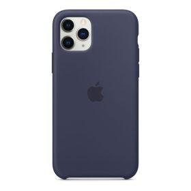 iPhone 11 Max Pro Silikonhülle - Dunkel Blau