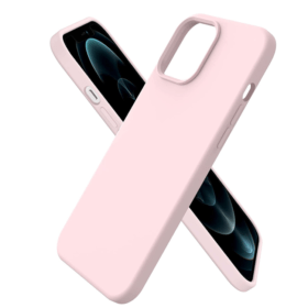 iPhone 14 Pro Max Silikon Case Hülle - Rose