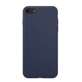 iPhone 7/8/ SE (2020) Silikon Case Hülle - Dunkelmarine
