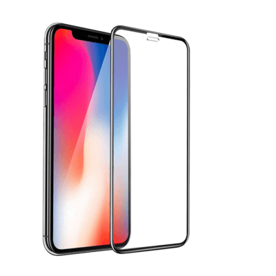 Pellicola protettiva in vetro temperato per iPhone X e XS 5D