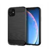 iPhone 12 Schutz Hülle- Carbon Look - Schwarz