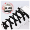 Lacets élastiques avec fermeture 1 paire Noir