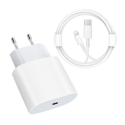Chargeur USB C 20 W avec câble de charge de 1 m