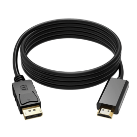 DisplayPort auf HDMI Kabel mit vergoldeten Steckern - (1,8 m)