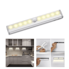 Smart LED-Schrankleuchte mit Sensor - (19cm) 10 LED's