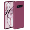 Custodia protettiva in gomma per Samsung Galaxy S10 - rosso vino
