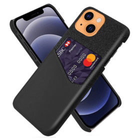 KSQ - Hybrid Hülle mit Kartenhalter für iPhone 13 Mini