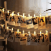 Guirlande lumineuse clip photo 3m ou 5m avec clips + boitier pile