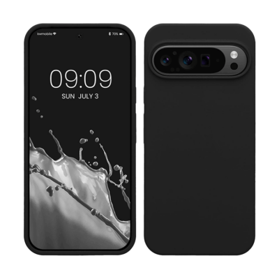 Google Pixel 9 / Pixel 9 Pro Custodia in silicone - Nero