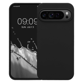 Custodia in silicone per Google Pixel 9 Pro XL - Nero
