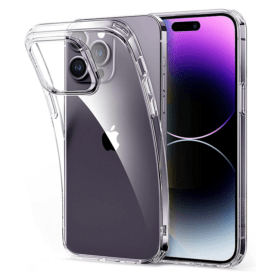 Housse pour iPhone 16 Pro Max - Housse de protection fine en TPU souple et transparent