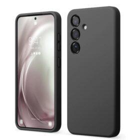 Galaxy S25 Ultra Custodia in silicone TPU - (Nero)