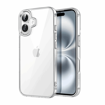 Custodia iPhone 16 Hybrid in TPU con retro in acrilico