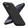iPhone 16 Housse étui silicone - Noir