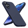 iPhone 16  Silikon Case Hülle -  Dunkelblau