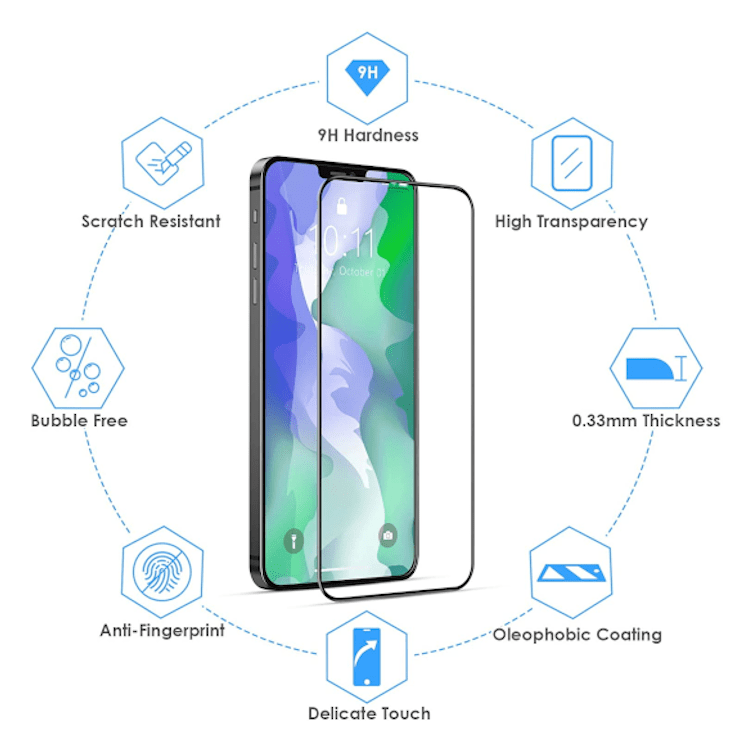 Alternative Ansicht von iPhone 18 Pro Panzerglas
