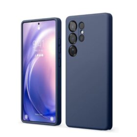 Galaxy S25 Ultra TPU Silikon Case - (Dunkelblau)